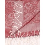 Silk Pashmina Stole / Scarf in Red Color Size 70*30